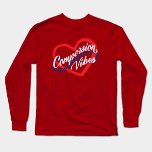 Compersion Vibes Poly Heart Long Sleeve T-Shirt